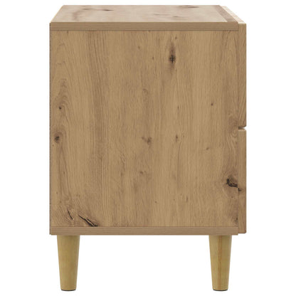 Bedside Cabinet Artisan Oak 62 x 34.5 x 48 cm Engineered Wood