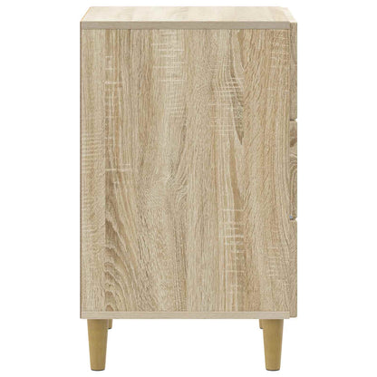 Bedside Cabinet Sonoma Oak 43 x 41 x 66.5 cm Engineered Wood