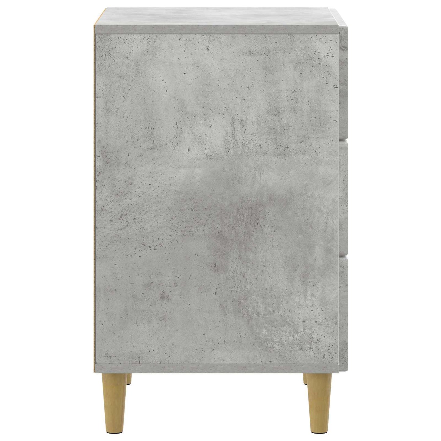Bedside Cabinet Concrete Grey 43 x 41 x 66.5 cm Engineered Wood