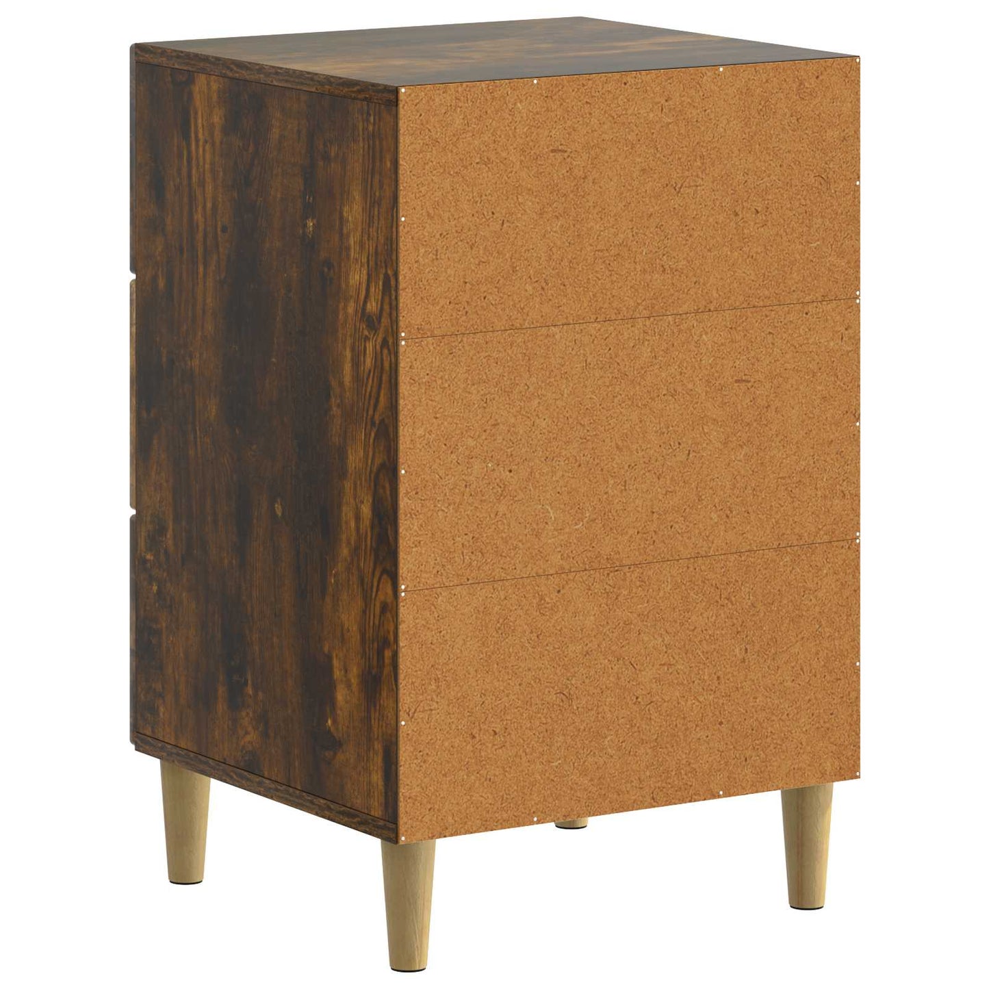 Bedside Cabinet Smoked Oak 43 x 41 x 66.5 cm Engineered Wood