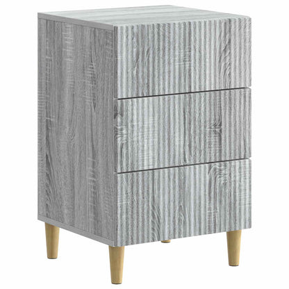 Bedside Cabinet Grey Sonoma 43 x 41 x 66.5 cm Engineered Wood