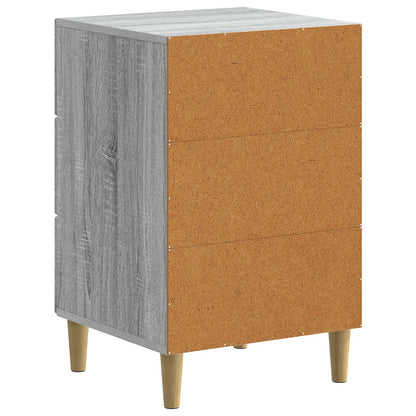 Bedside Cabinet Grey Sonoma 43 x 41 x 66.5 cm Engineered Wood