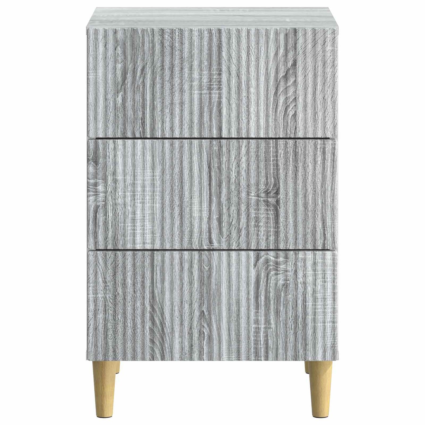 Bedside Cabinet Grey Sonoma 43 x 41 x 66.5 cm Engineered Wood