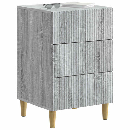 Bedside Cabinet Grey Sonoma 43 x 41 x 66.5 cm Engineered Wood