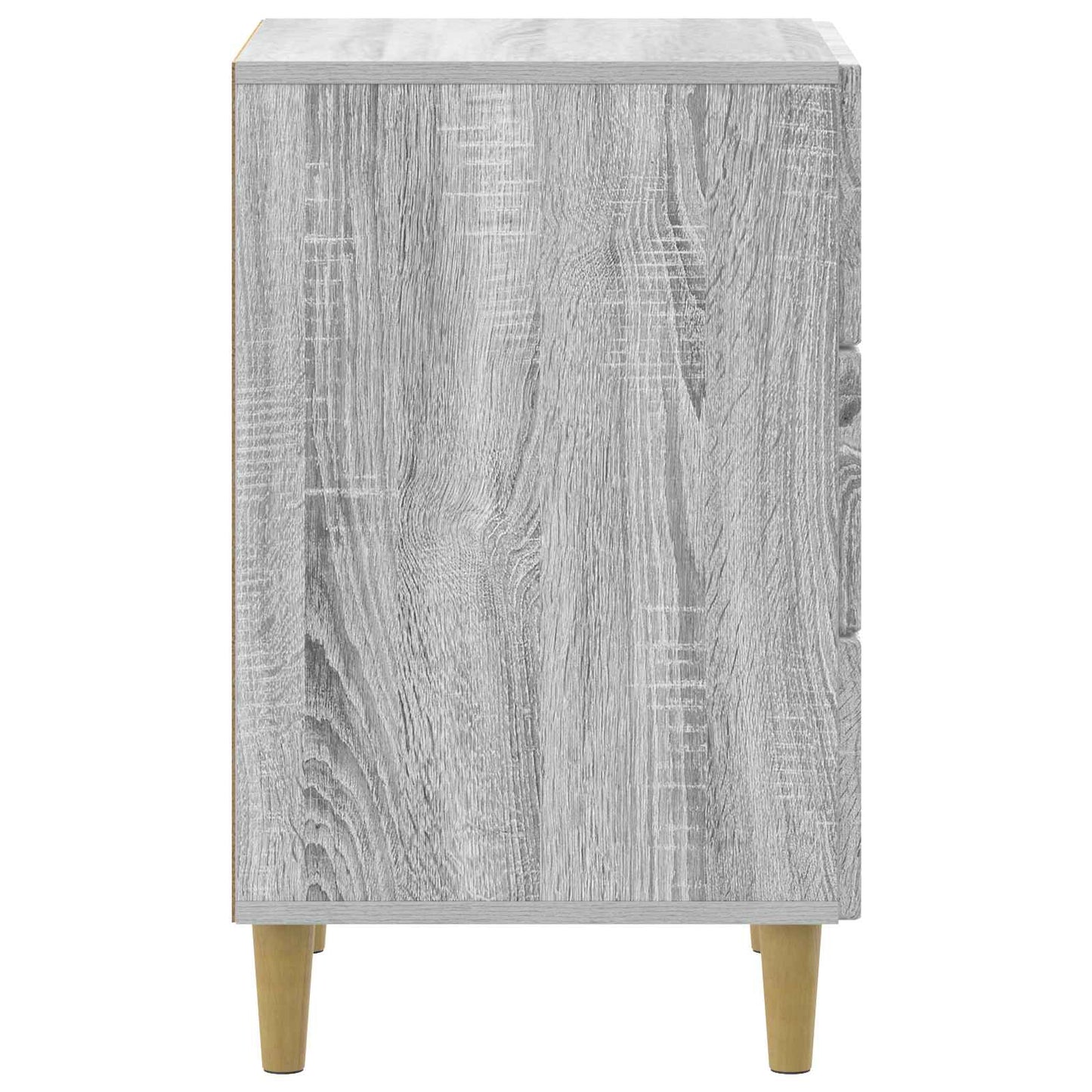 Bedside Cabinet Grey Sonoma 43 x 41 x 66.5 cm Engineered Wood