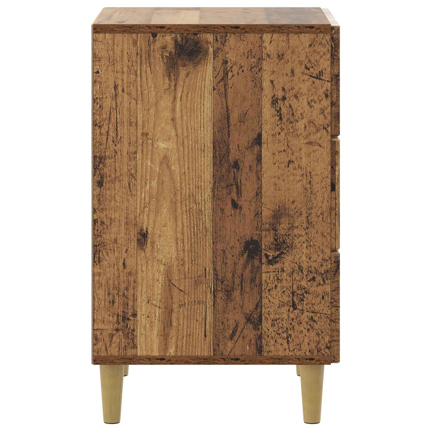 Bedside Cabinet Old Wood 43 x 41 x 66.5 cm Engineered Wood