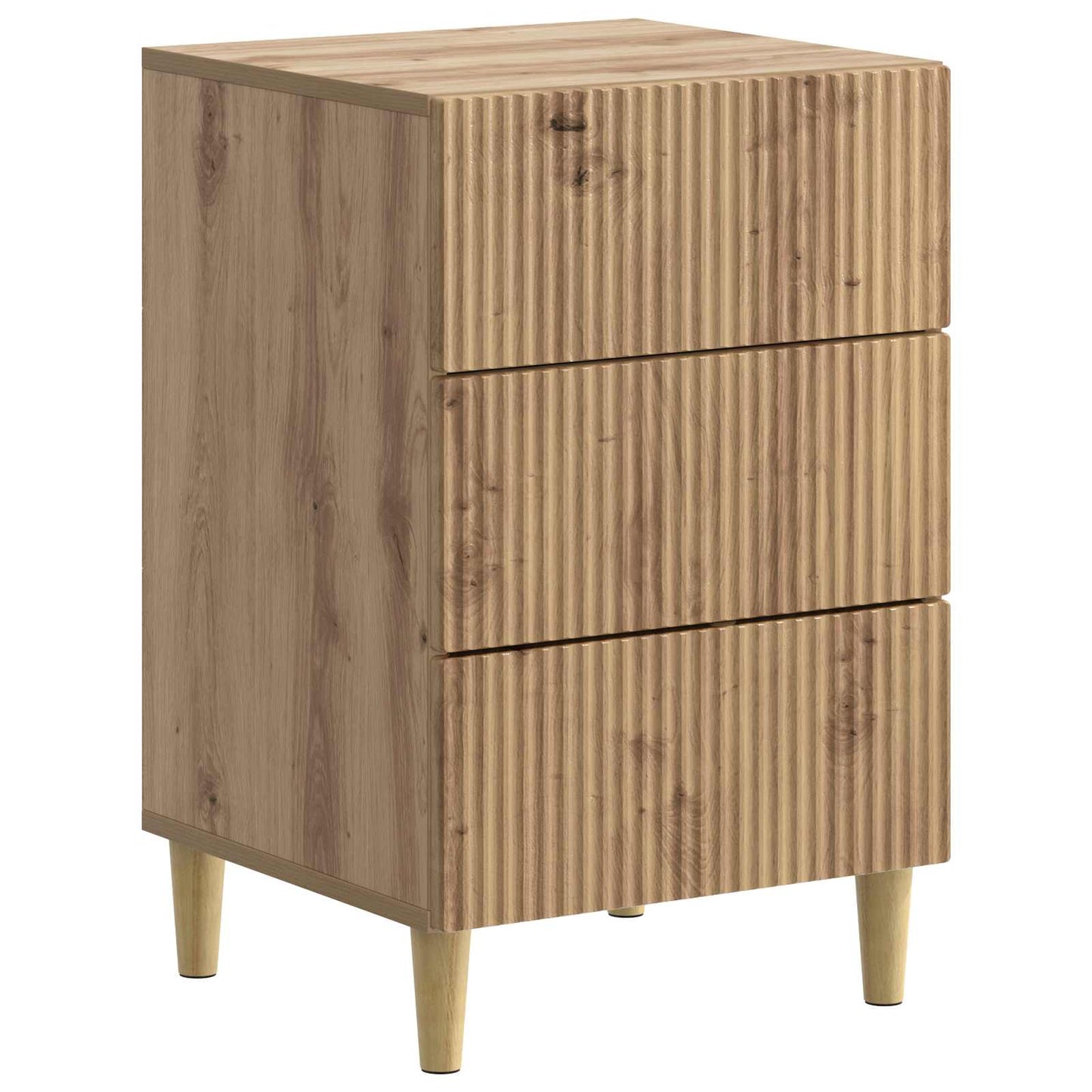 Bedside Cabinet Artisan Oak 43 x 41 x 66.5 cm Engineered Wood