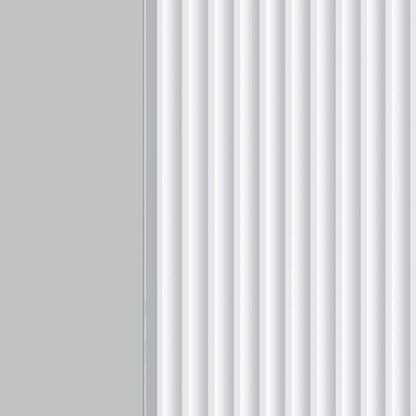 Bedside Cabinet White 43 x 34.5 x 50 cm Engineered Wood