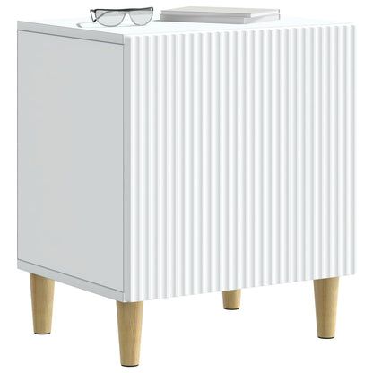 Bedside Cabinet 2 pcs White 43 x 34.5 x 50 cm Engineered Wood