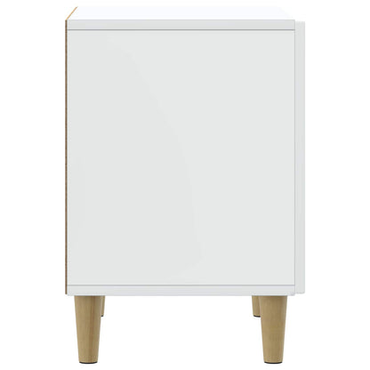 Bedside Cabinet 2 pcs White 43 x 34.5 x 50 cm Engineered Wood
