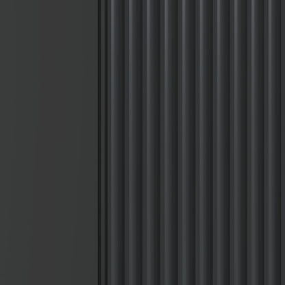 Bedside Cabinet Black 43 x 34.5 x 50 cm Engineered Wood