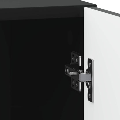 Bedside Cabinet 2 pcs Black 43 x 34.5 x 50 cm Engineered Wood