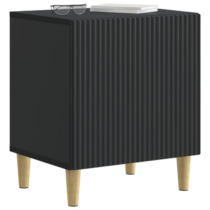 Bedside Cabinet 2 pcs Black 43 x 34.5 x 50 cm Engineered Wood