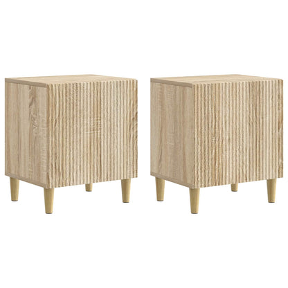 Bedside Cabinet 2 pcs Sonoma Oak 43 x 34.5 x 50 cm