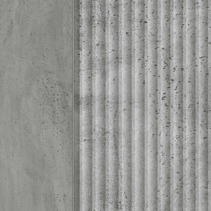 Bedside Cabinet Concrete Grey 43 x 34.5 x 50 cm Engineered Wood