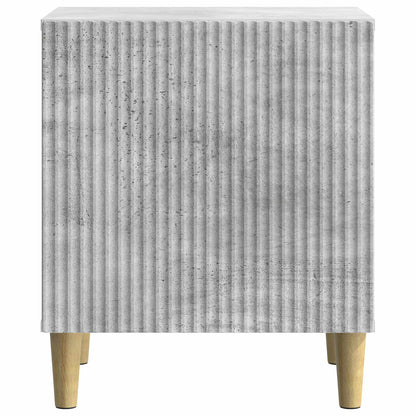 Bedside Cabinet Concrete Grey 43 x 34.5 x 50 cm Engineered Wood