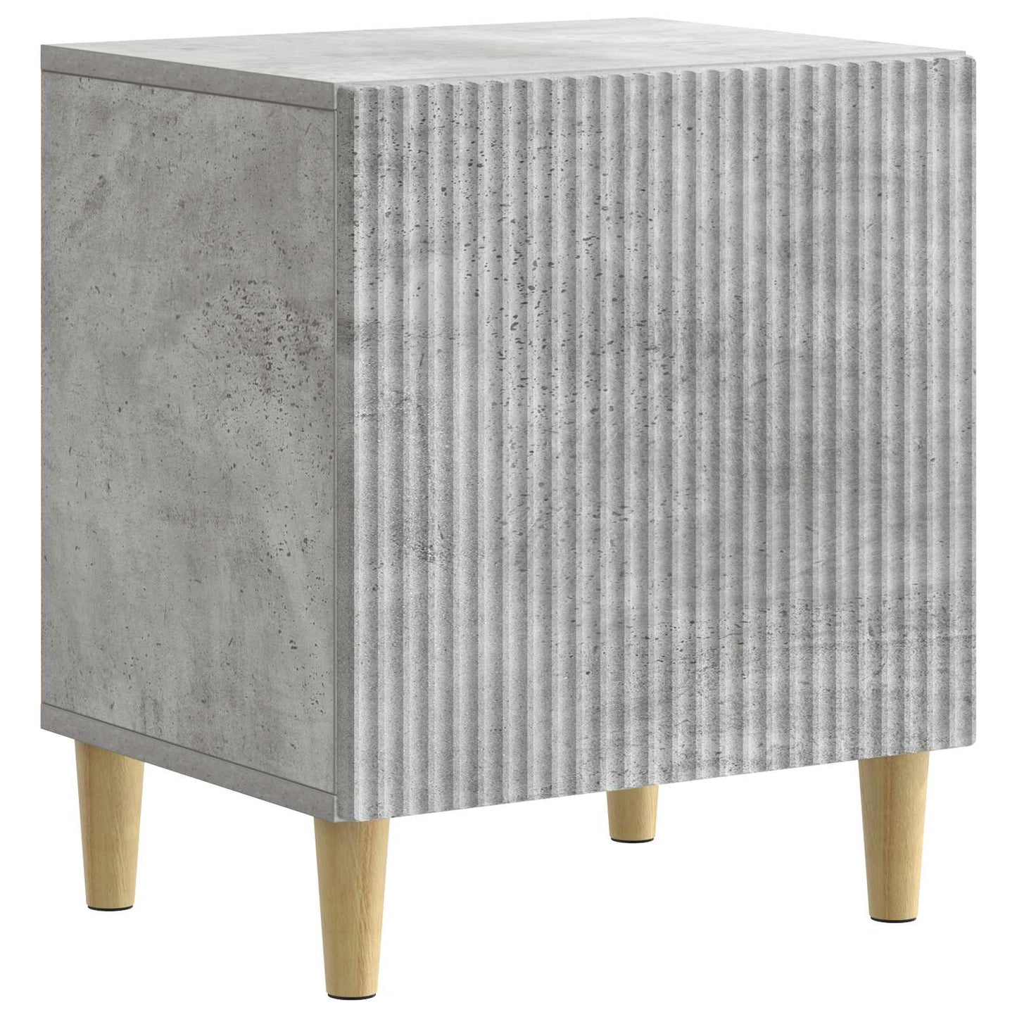 Bedside Cabinet 2 pcs Concrete Grey 43 x 34.5 x 50 cm