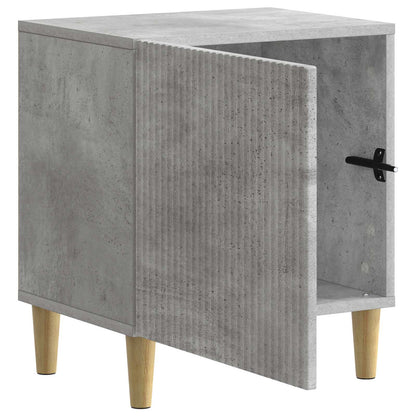 Bedside Cabinet 2 pcs Concrete Grey 43 x 34.5 x 50 cm