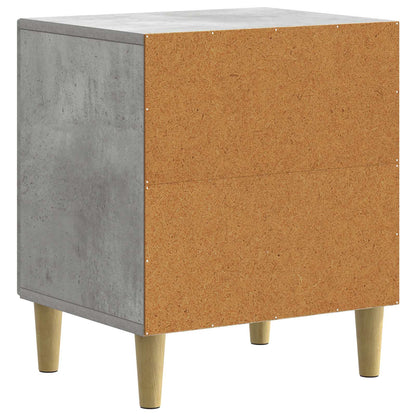 Bedside Cabinet 2 pcs Concrete Grey 43 x 34.5 x 50 cm