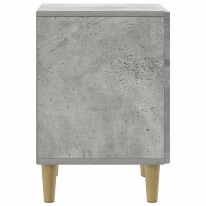 Bedside Cabinet 2 pcs Concrete Grey 43 x 34.5 x 50 cm