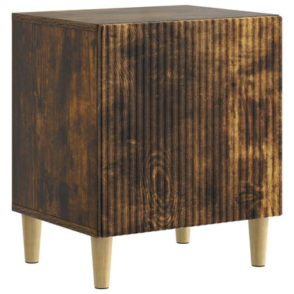 Bedside Cabinet 2 pcs Smoked Oak 43 x 34.5 x 50 cm