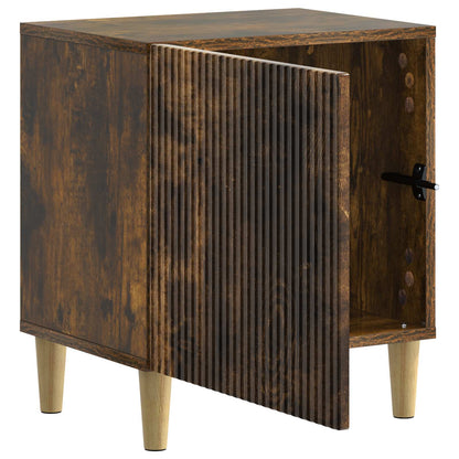 Bedside Cabinet 2 pcs Smoked Oak 43 x 34.5 x 50 cm