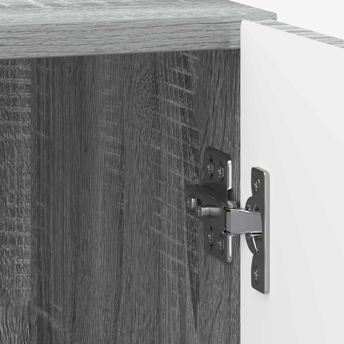 Bedside Cabinet 2 pcs Grey Sonoma 43 x 34.5 x 50 cm