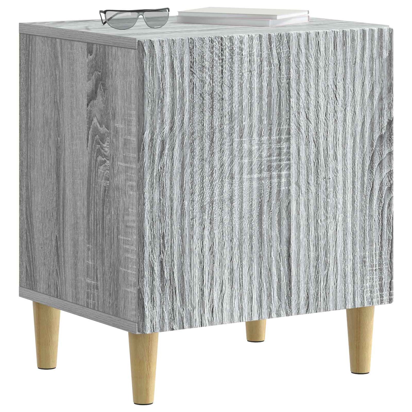 Bedside Cabinet 2 pcs Grey Sonoma 43 x 34.5 x 50 cm