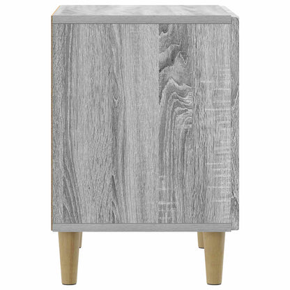 Bedside Cabinet 2 pcs Grey Sonoma 43 x 34.5 x 50 cm