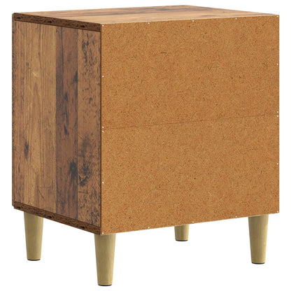 Bedside Cabinet 2 pcs Old Wood 43 x 34.5 x 50 cm