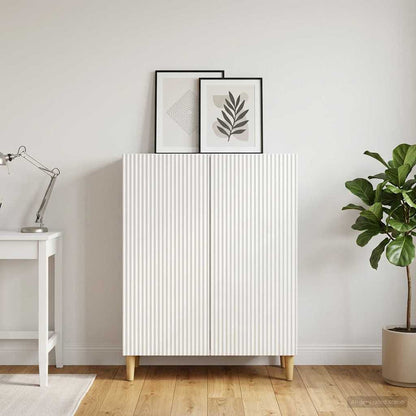Sideboard White 66 x 34.5 x 90 cm Engineered Wood