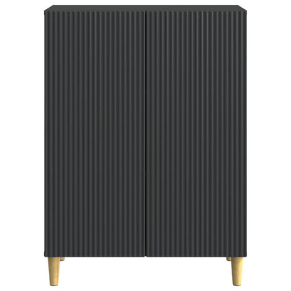 Sideboard Black 66 x 34.5 x 90 cm Engineered Wood