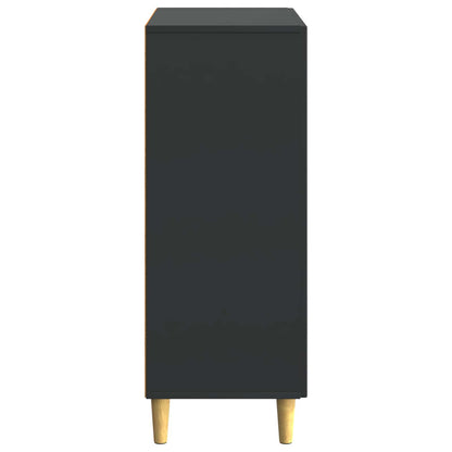 Sideboard Black 66 x 34.5 x 90 cm Engineered Wood