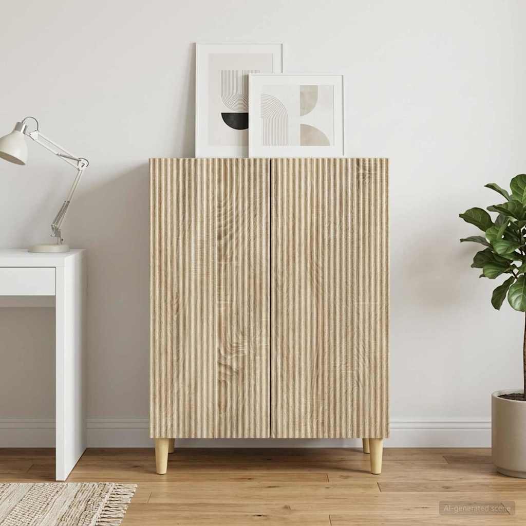 Sideboard Sonoma Oak 66 x 34.5 x 90 cm Engineered Wood