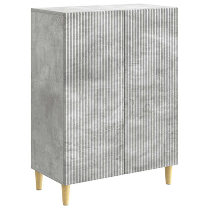 Sideboard Concrete Grey 66 x 34.5 x 90 cm Engineered Wood