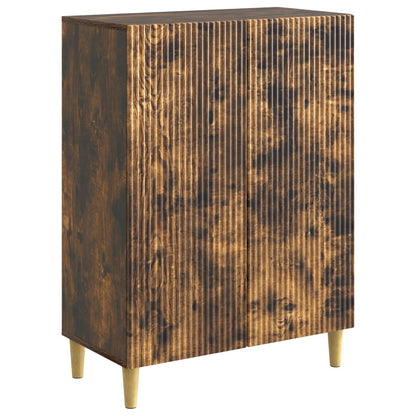 Sideboard Smoked Oak 66 x 34.5 x 90 cm Engineered Wood