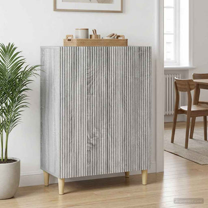 Sideboard Grey Sonoma 66 x 34.5 x 90 cm Engineered Wood