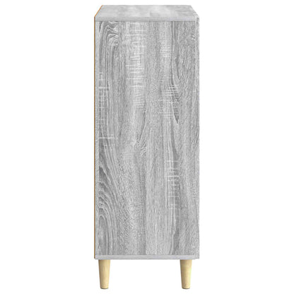 Sideboard Grey Sonoma 66 x 34.5 x 90 cm Engineered Wood