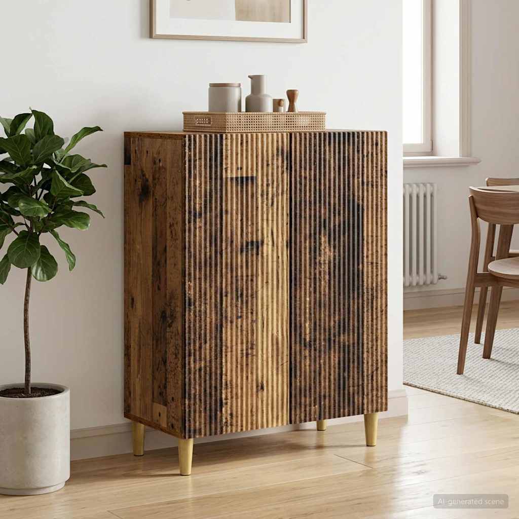 Sideboard Old Wood 66 x 34.5 x 90 cm Engineered Wood