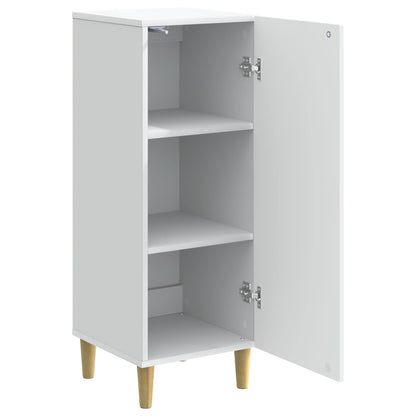 Sideboard White 33 x 34.5 x 90 cm Engineered Wood