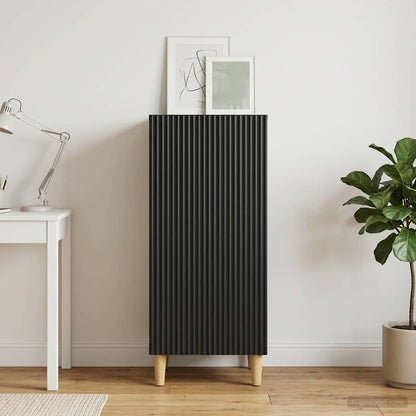 Sideboard Black 33 x 34.5 x 90 cm Engineered Wood