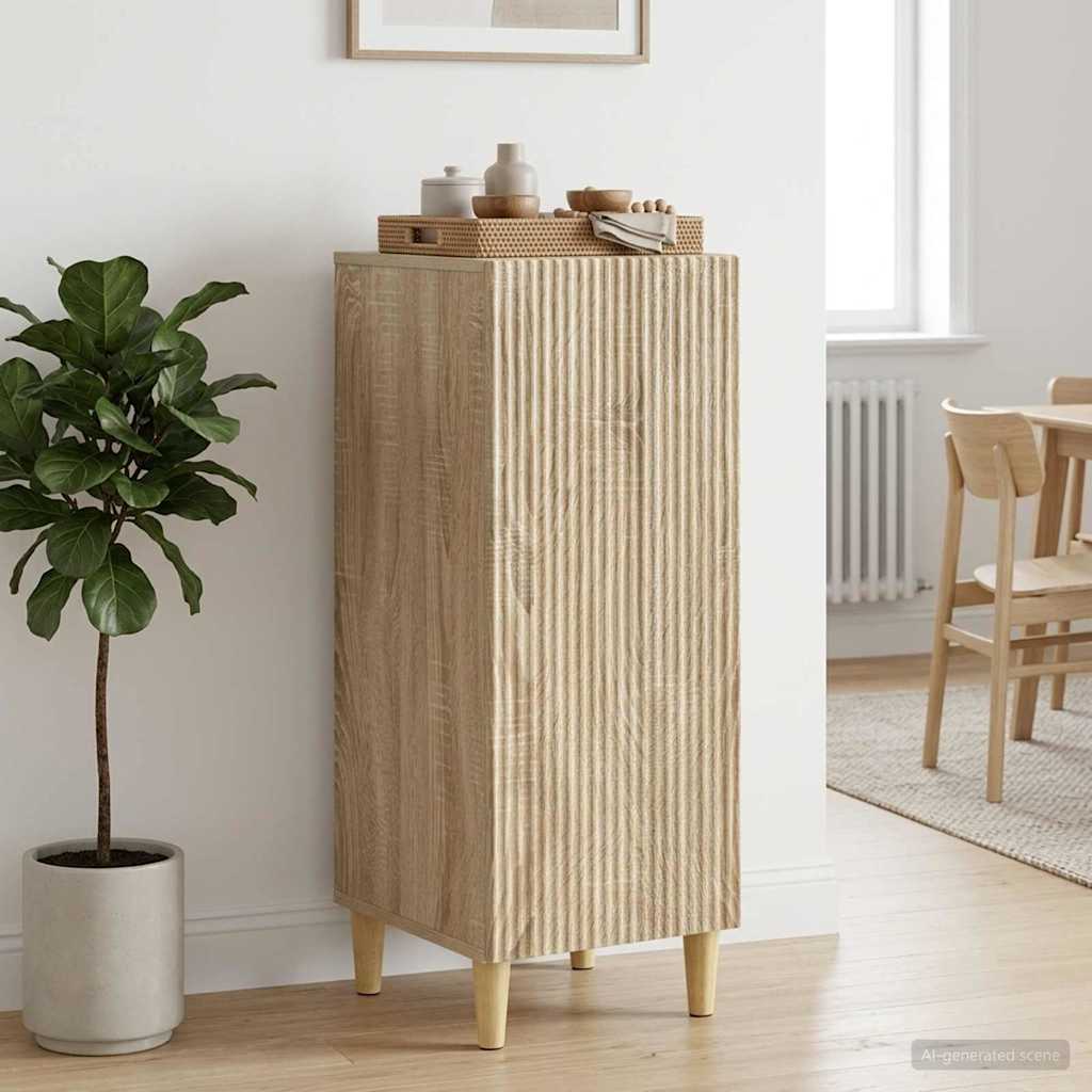Sideboard Sonoma Oak 33 x 34.5 x 90 cm Engineered Wood