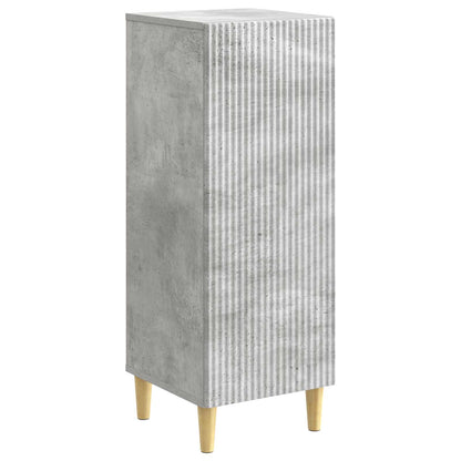 Sideboard Concrete Grey 33 x 34.5 x 90 cm Engineered Wood