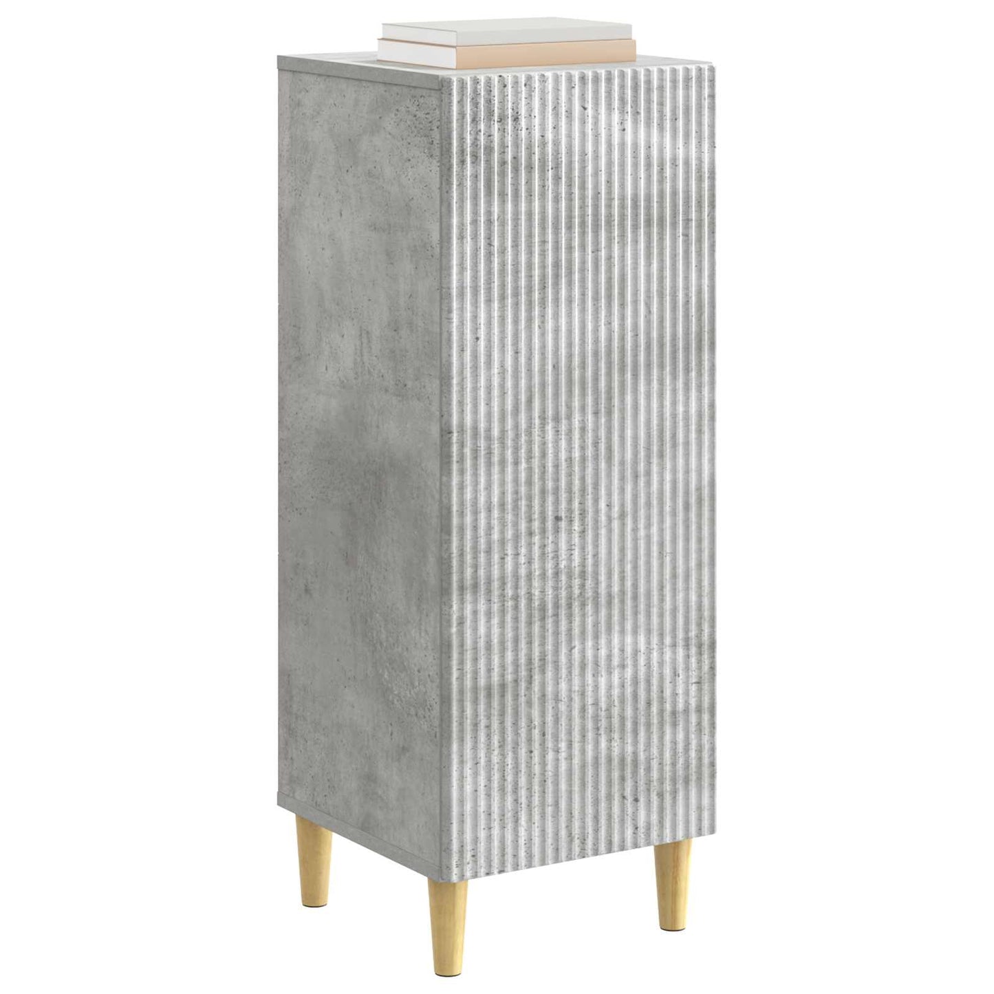 Sideboard Concrete Grey 33 x 34.5 x 90 cm Engineered Wood