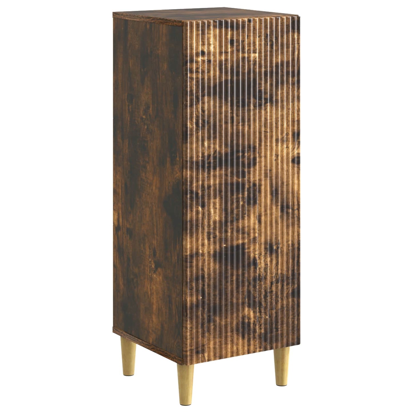 Sideboard Smoked Oak 33 x 34.5 x 90 cm Engineered Wood