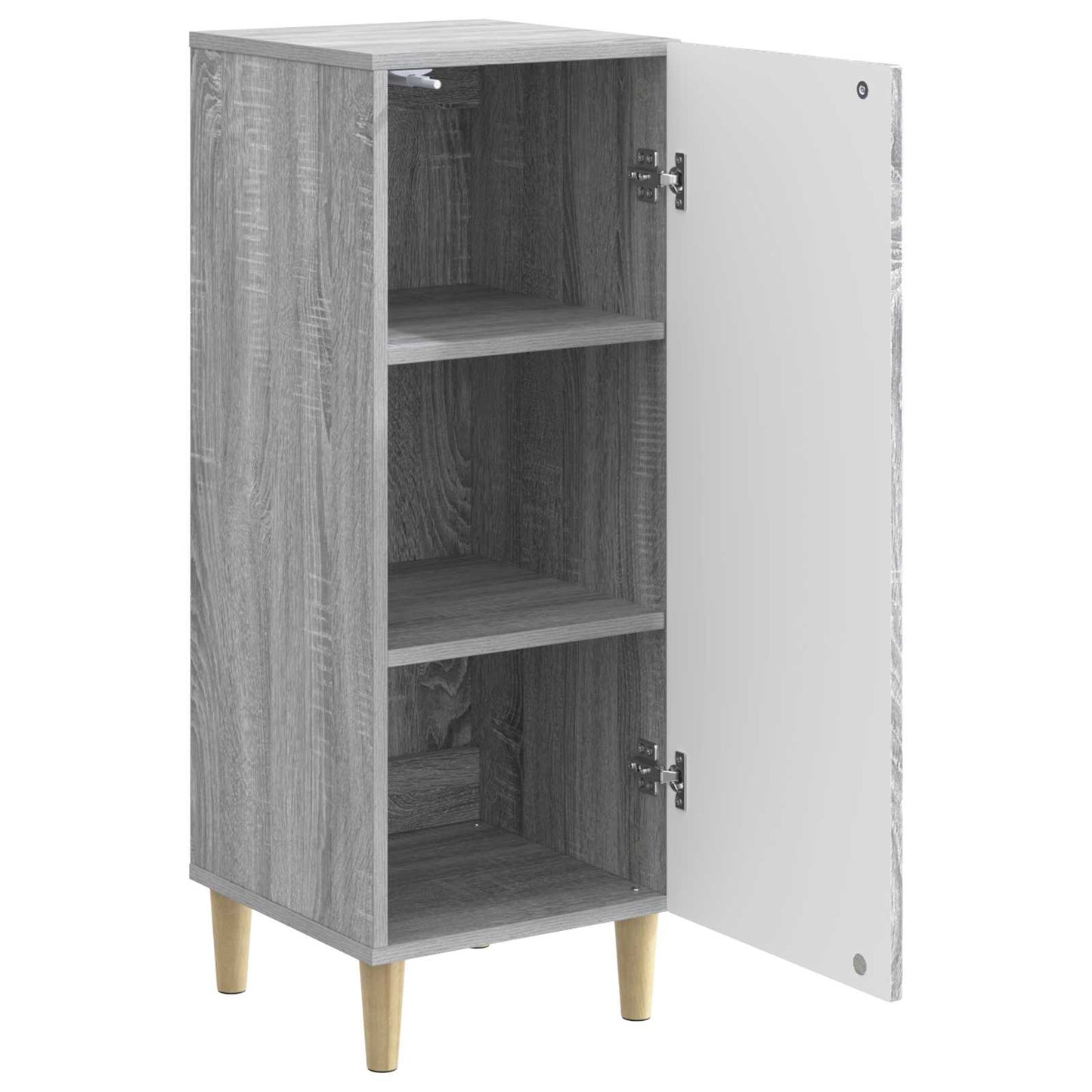 Sideboard Grey Sonoma 33 x 34.5 x 90 cm Engineered Wood