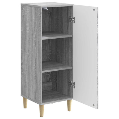 Sideboard Grey Sonoma 33 x 34.5 x 90 cm Engineered Wood