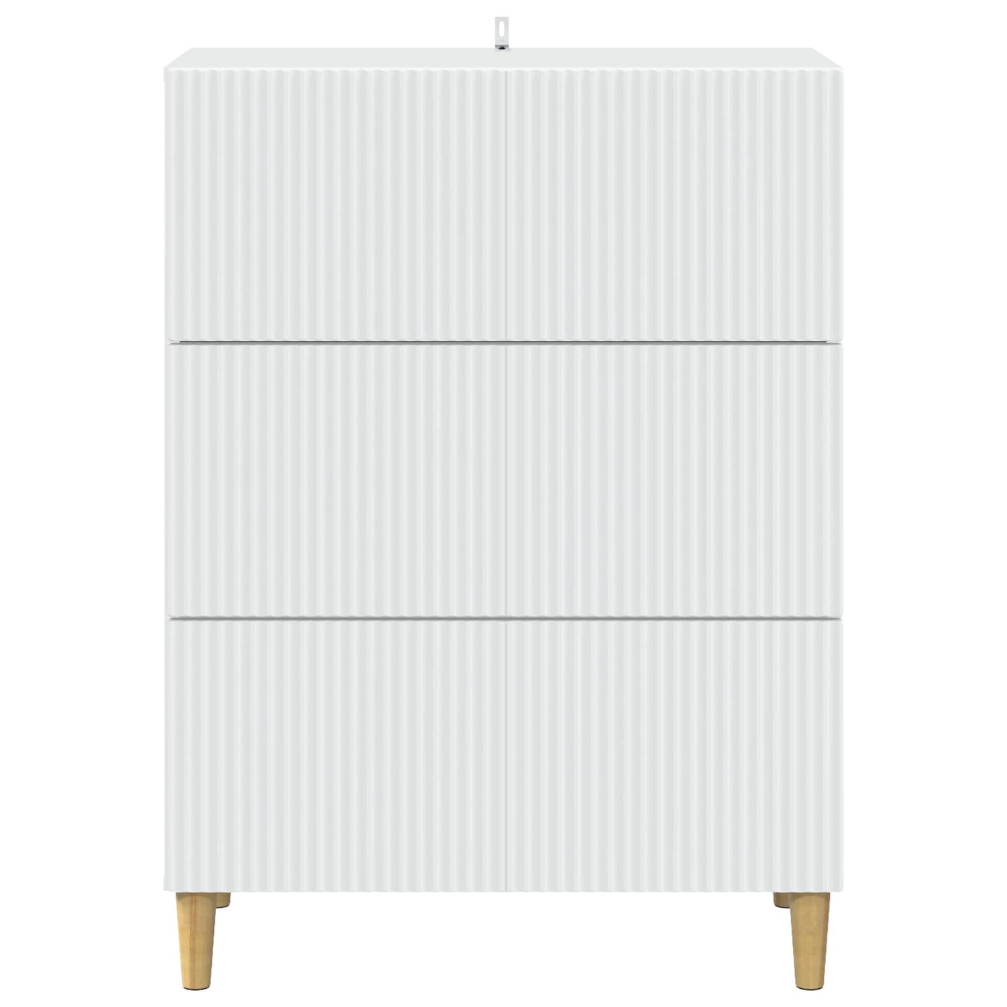 Drawer Cabinet White 66 x 34.5 x 90 cm Engineered Wood