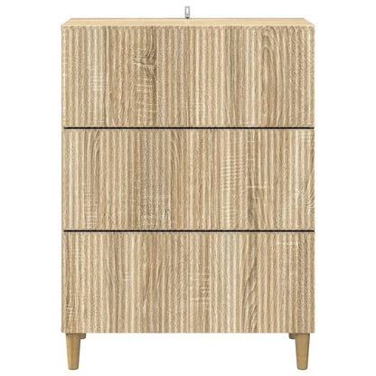 Drawer Cabinet Sonoma Oak 66 x 34.5 x 90 cm Engineered Wood