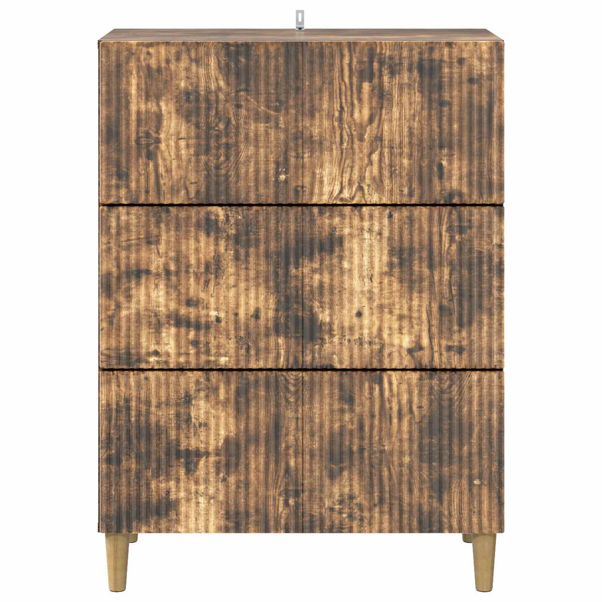 Drawer Cabinet 66 x 34.5 x 90 cm Engineered Wood Smoked Oak